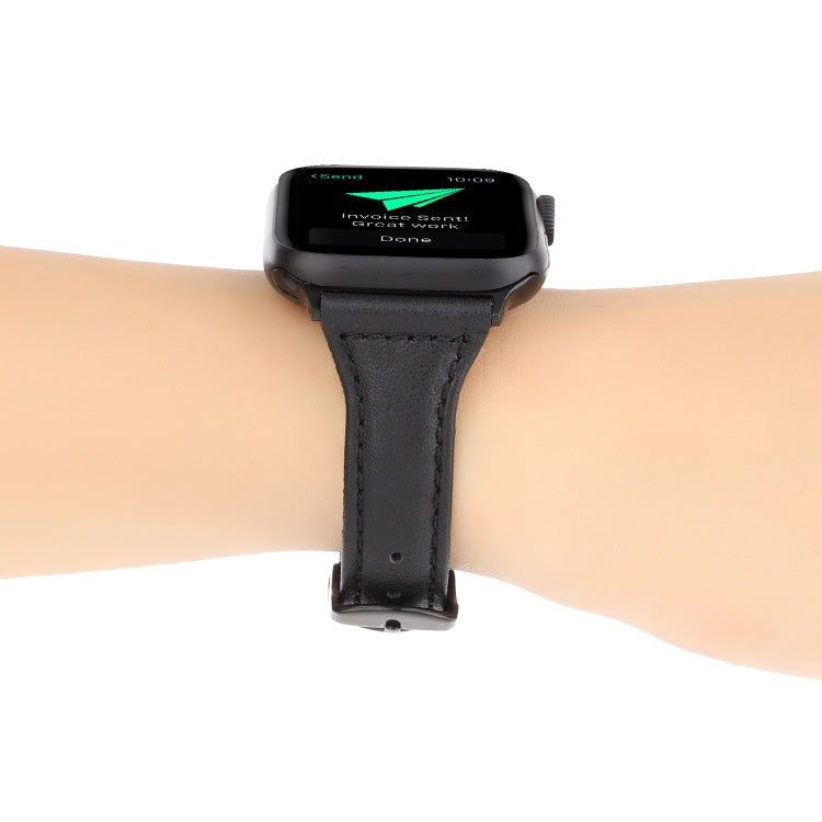 Bracelet en cuir véritable texturé Crazy Horse, pour Apple Watch Series 7 41 mm / 6 & SE & 5 & 4 40 mm / 3 & 2 & 1 38 mm, pour Apple Watch Series 8 & 7 41 mm / SE 2 & 6 & SE & 5 & 4 40 mm / 3 & 2 & 1 38 mm